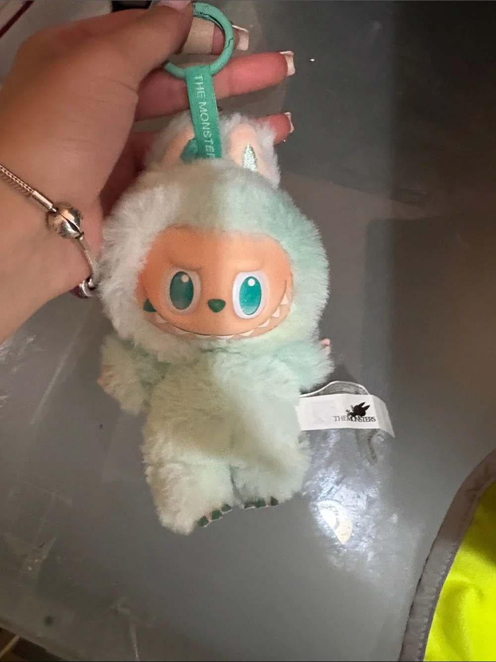 The Monsters Plush Clip-On Pet Toy - Mint Green